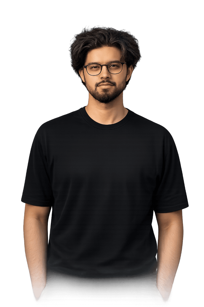 Ali Hamza Portrait Grayscale